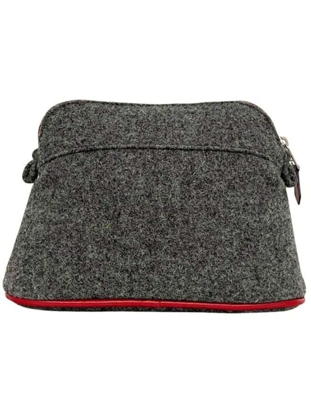Hermes Pouch Bolide 20 Mini Gray Case Wool - Picture 3 of 9
